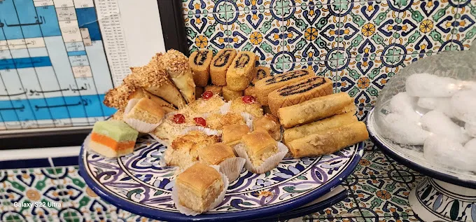 Assiette de pâtisseries orientales